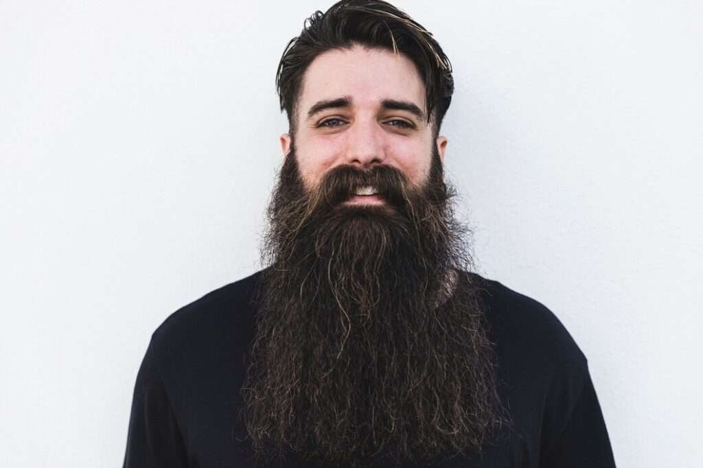 A man with a Long Beard Style