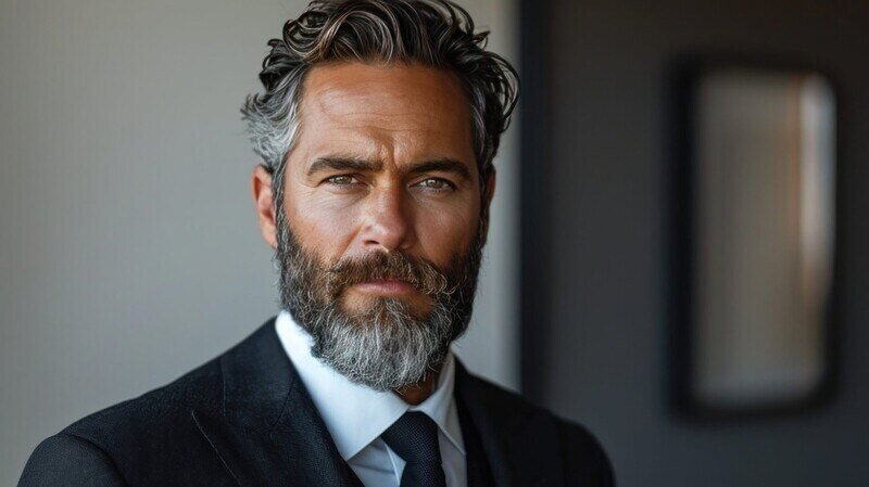 A man with Verdi Beard Style